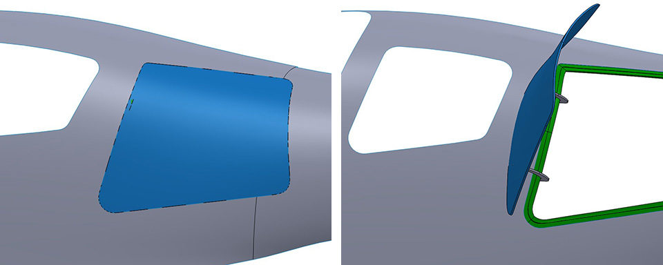 baggage door upgrade
