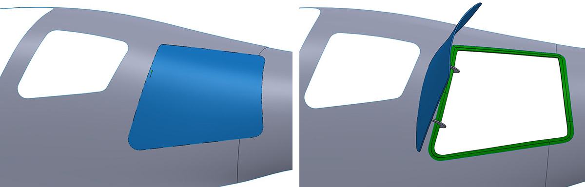 baggage door upgrade