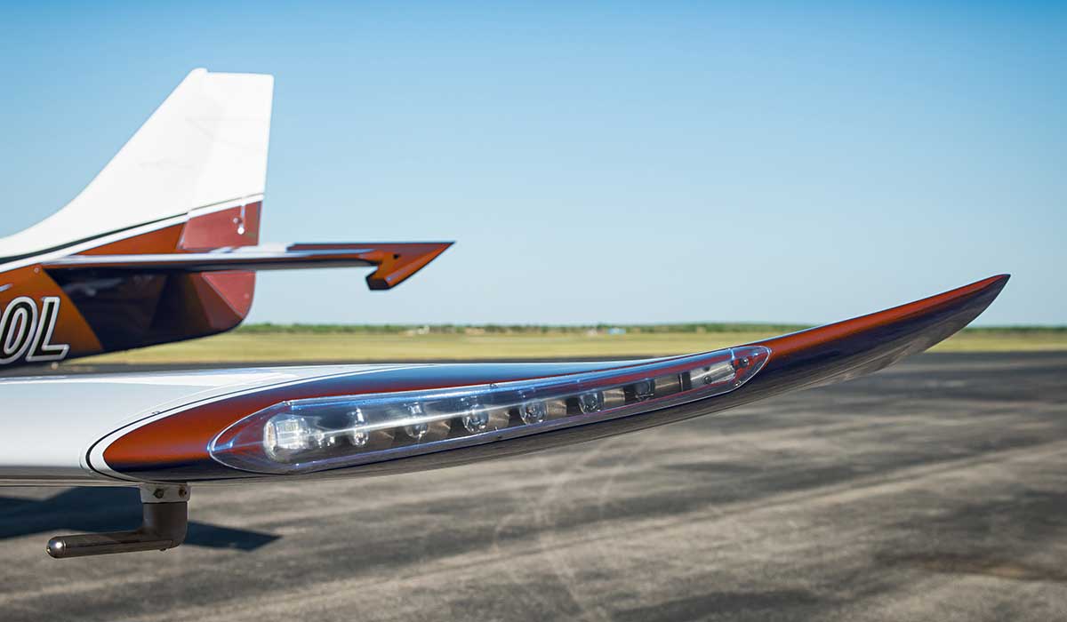 Closeup of Lancair Mako Wingtip