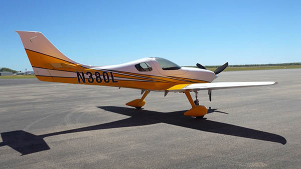 Lancair Barracuda N380L on ramp