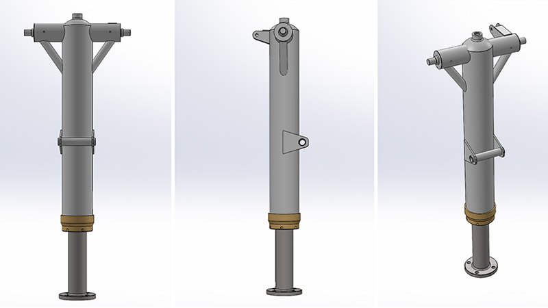 Lancair IV Mako OLEO Strut drawings