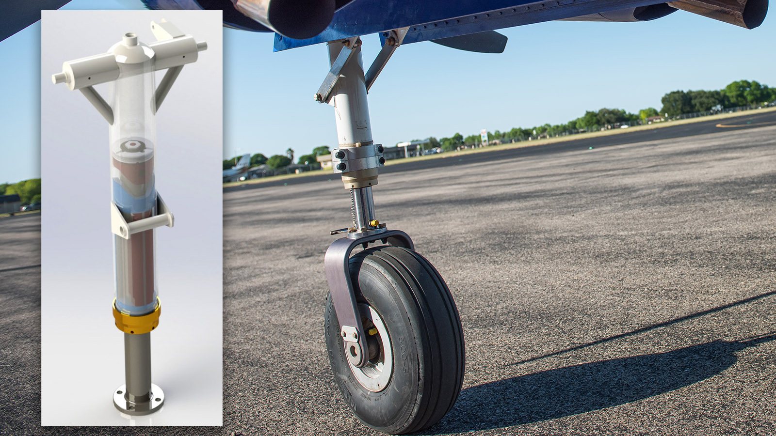 Lancair IV Mako OLEO Strut