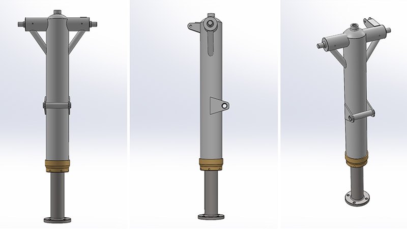 Lancair IV Mako OLEO Strut drawings