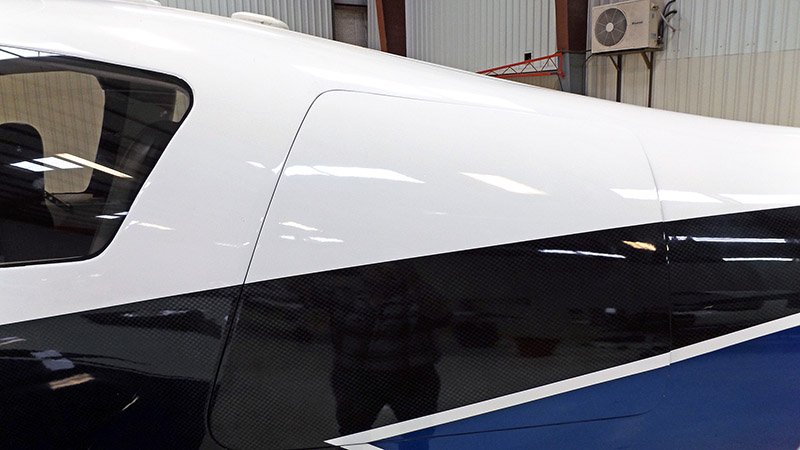 Lancair ES Mako IV XL Baggage Door closed